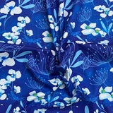 Pound A Metre Luxurious JOANN Printed Cotton – 45" Wide- (Royal Flower)
