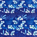 Pound A Metre Luxurious JOANN Printed Cotton – 45" Wide- (Royal Flower)