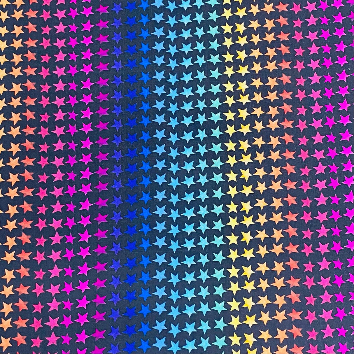 Pound A Metre Luxurious JOANN Printed Cotton – 45" Wide- (Star Multicolour)