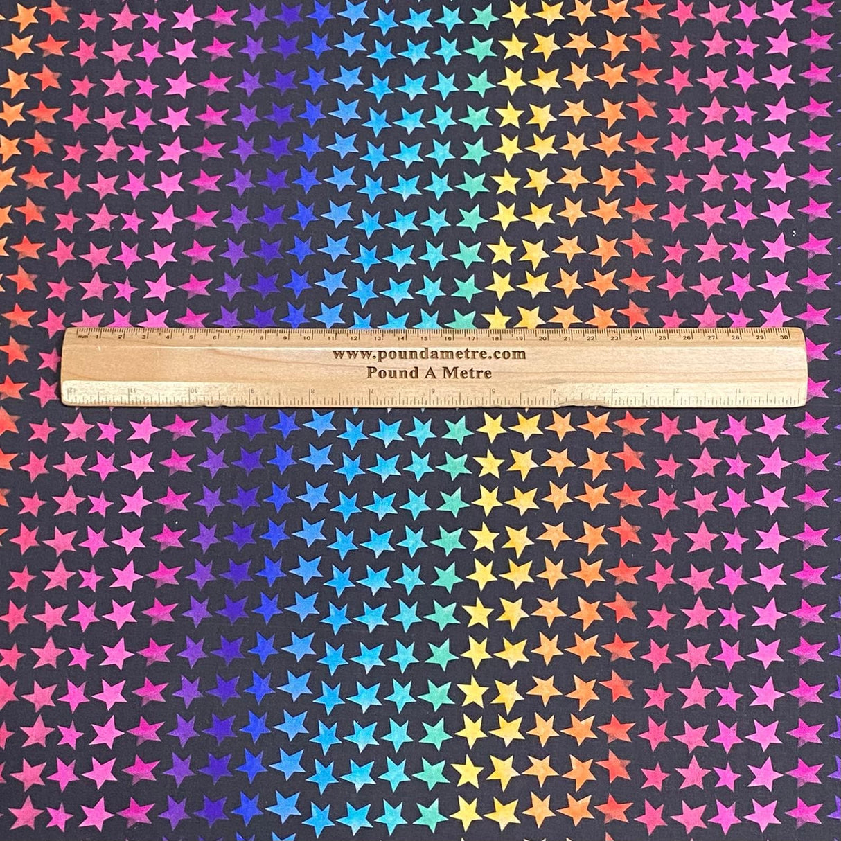 Pound A Metre Luxurious JOANN Printed Cotton – 45" Wide- (Star Multicolour)