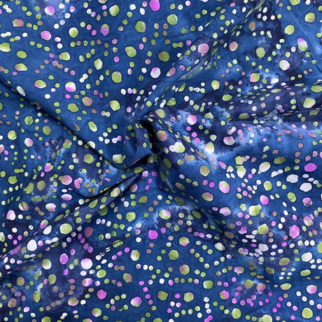 Pound A Metre Per Metre Luxurious Quality 100% Indian Cotton Batik - 45" Wide (DS2000 COL5)