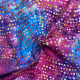 Pound A Metre Per Metre Luxurious Quality 100% Indian Cotton Batik - 45" Wide (DS2001 COL1)