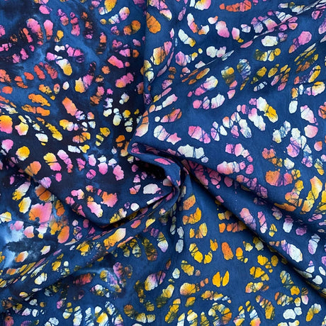Pound A Metre Per Metre Luxurious Quality 100% Indian Cotton Batik - 45" Wide (DS2003 COL1)