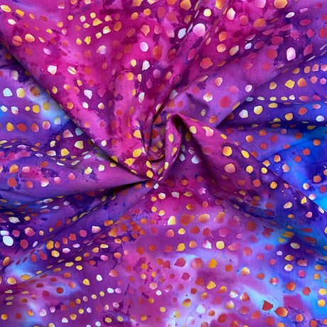 Pound A Metre Per Metre Luxurious Quality 100% Indian Cotton Batik - 45" Wide (DS2003 COL2)