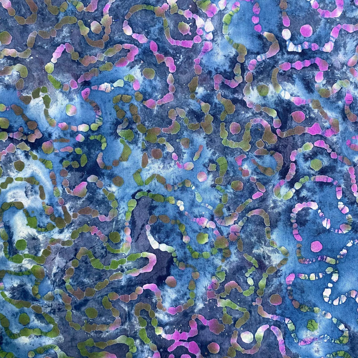 Pound A Metre Per Metre Luxurious Quality 100% Indian Cotton Batik - 45" Wide (DS2003 COL3)