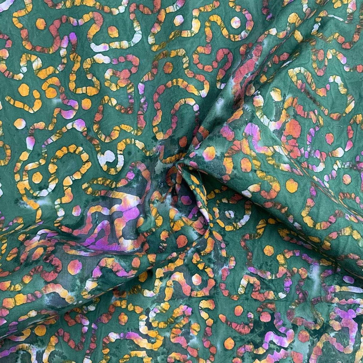 Pound A Metre Per Metre Luxurious Quality 100% Indian Cotton Batik - 45" Wide (DS2003 COL4)