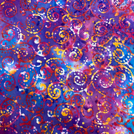 Pound A Metre Per Metre Luxurious Quality 100% Indian Cotton Batik - 45" Wide (DS2005 COL4)