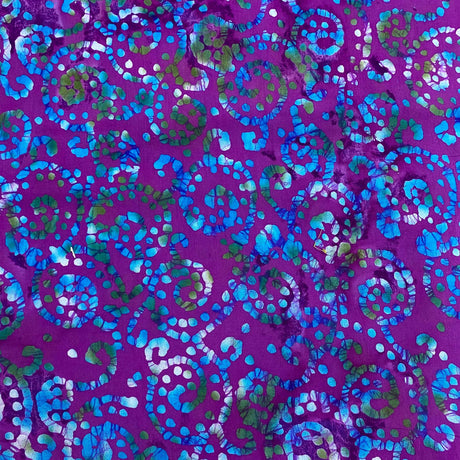 Pound A Metre Per Metre Luxurious Quality 100% Indian Cotton Batik - 45" Wide (DS2005 COL5)