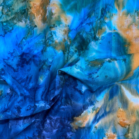 Pound A Metre Per Metre Luxurious Quality 100% Indian Cotton Batik - 45" Wide (DS2008 COL1)