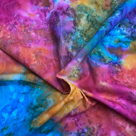 Pound A Metre Per Metre Luxurious Quality 100% Indian Cotton Batik - 45" Wide (DS2008 COL6)