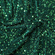 Pound A Metre Per Metre Luxurious Sequins On Velvet- 55" Wide - (Emerald)