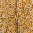 Pound A Metre Per Metre Luxurious Sequins On Velvet- 55" Wide - (Gold)