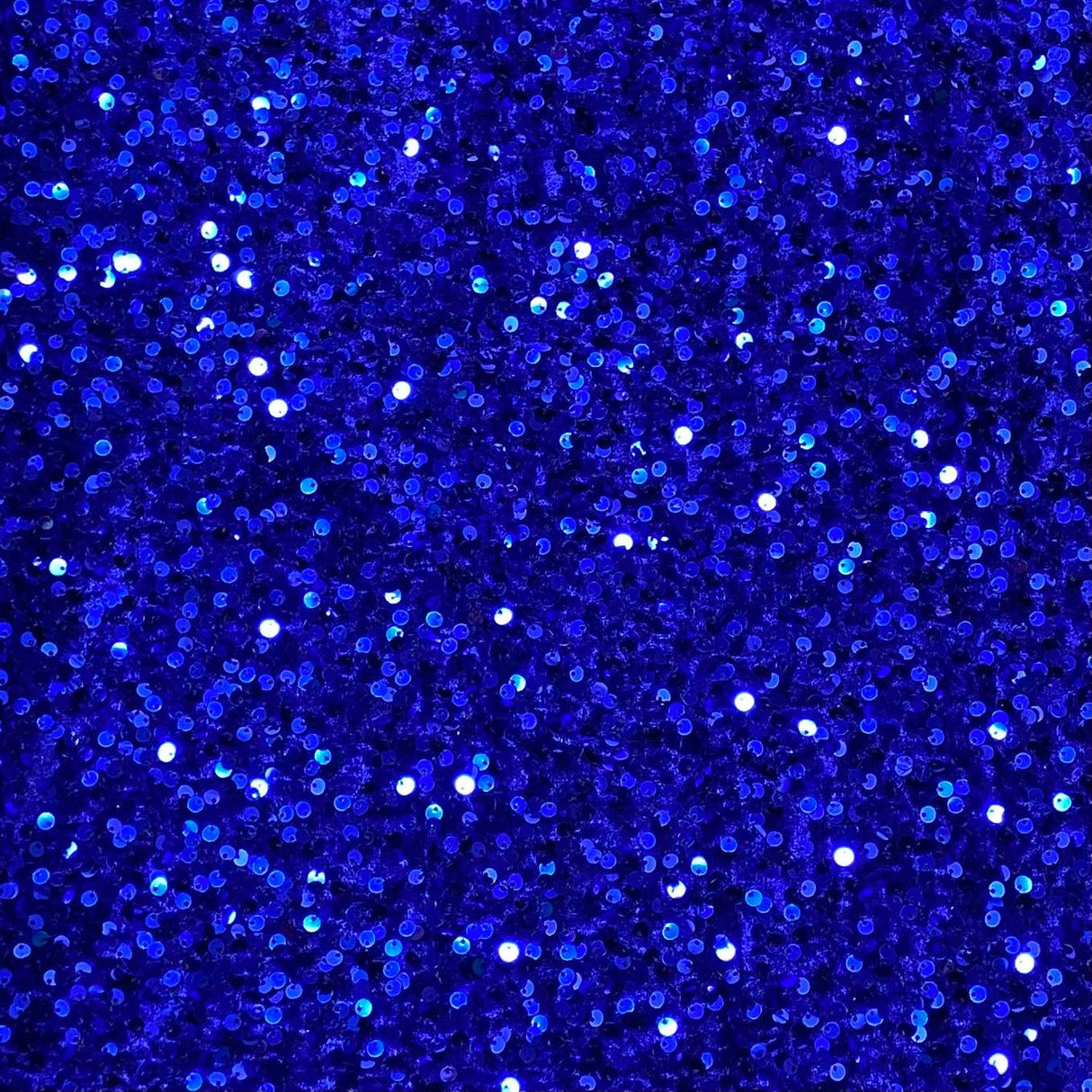 Pound A Metre Per Metre Luxurious Sequins On Velvet- 55" Wide - (Royal)