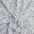 Pound A Metre Per Metre Luxurious Sequins On Velvet- 55" Wide - (White)