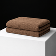 Pound A Metre Luxurious Sherpa Fleece with Suede Backing – 60" Wide (Brown)