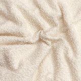 Pound A Metre Luxurious Sherpa Fleece with Suede Backing – 60" Wide (Cream)