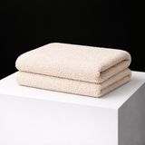 Pound A Metre Luxurious Sherpa Fleece with Suede Backing – 60" Wide (Cream)