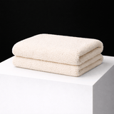 Pound A Metre Luxurious Sherpa Fleece with Suede Backing – 60" Wide (Ivory)