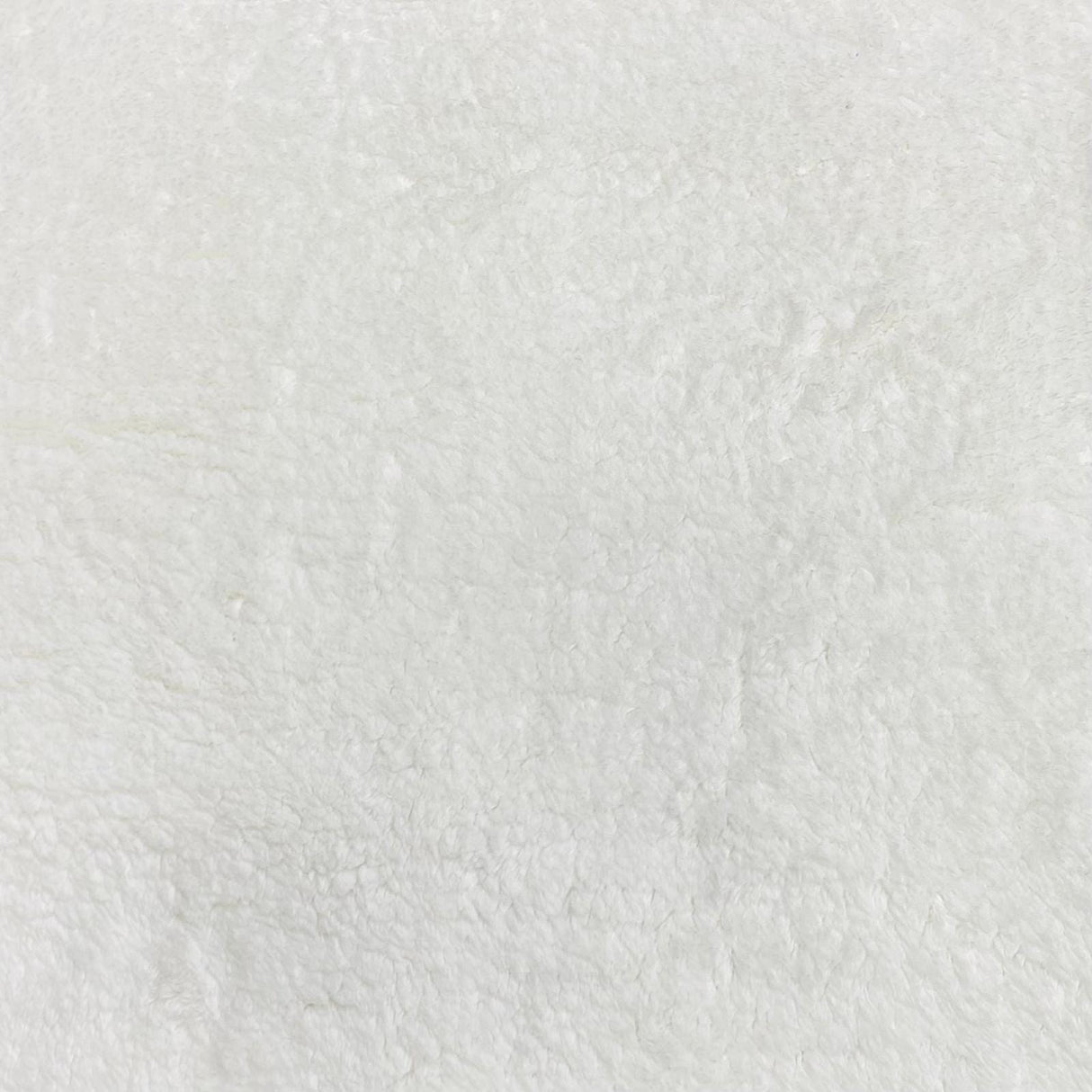 Pound A Metre Luxurious Sherpa Fleece with Sweatshirt Backing – 55" Wide (White)