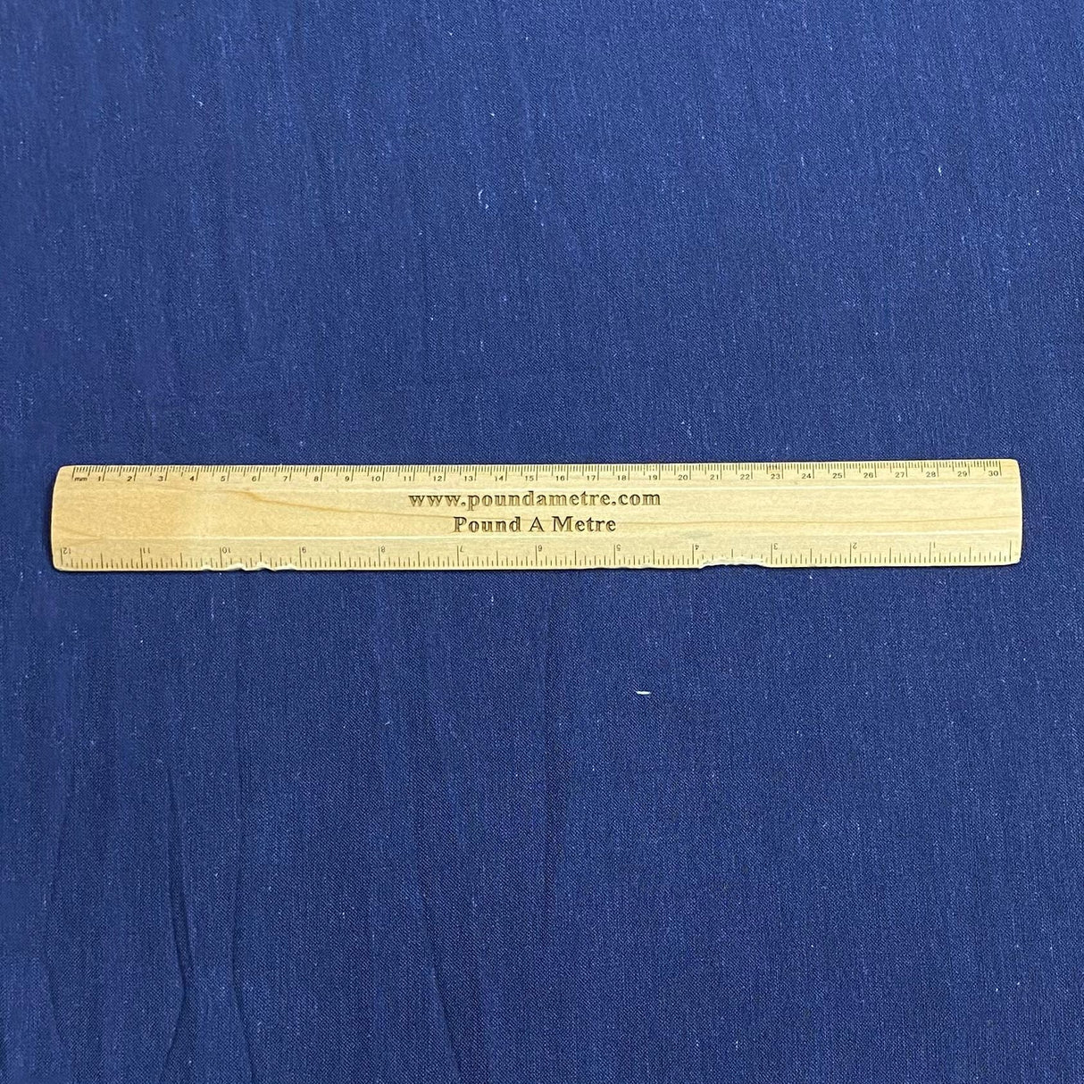 Pound A Metre Luxurious Soft Cotton Linen 55" Wide - (Navy)