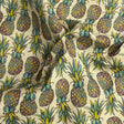 Pound A Metre Luxurious Soft Cotton Linen 55" Wide - (Pineapple)
