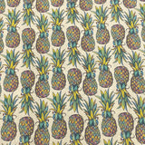 Pound A Metre Luxurious Soft Cotton Linen 55" Wide - (Pineapple)