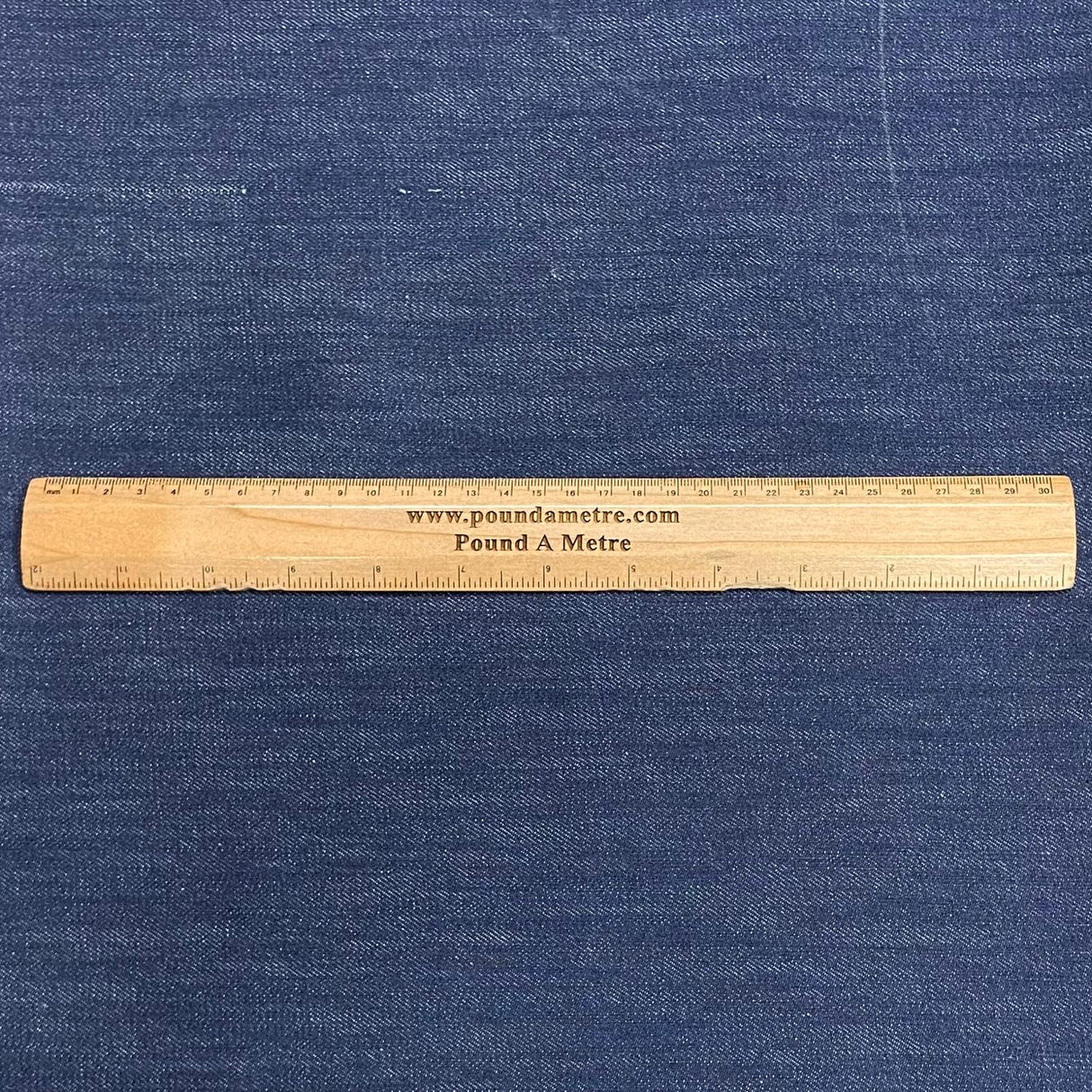 Pound A Metre Luxury 100% Cotton Denim – 58" Wide - (Sunez Spring Blue)