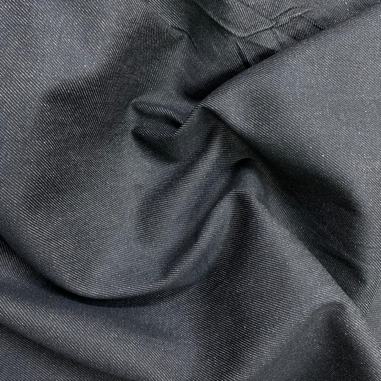 Pound A Metre Luxury 100% Cotton Denim – 58" Wide - (Woody Grey)