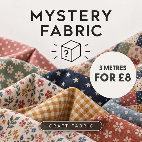 Pound A Metre Mystery Craft Fabric- 3 Metres