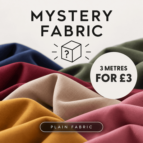 Pound A Metre Mystery Plain Fabric- 3 Metres
