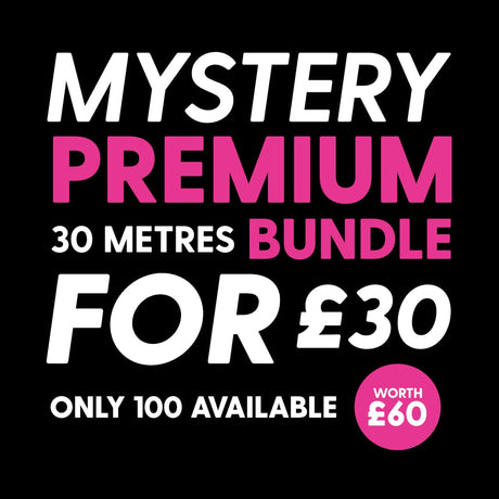Pound A Metre 30 Metres (10 x 3 Metres) Mystery Premium Fabric Bundle (30 Metres For £30)
