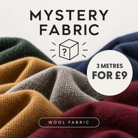 Pound A Metre Mystery Wool Fabric- 3 Metres