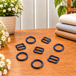 Pound A Metre Pack of 4 Sets Bra Rings – Sewing & Lingerie Making (Navy)