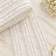 Pound A Metre Per Metre 0.5 Inch Sequin Lace Trim – (Bloom)