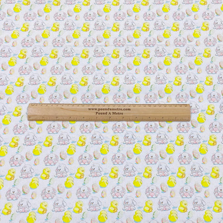 Pound A Metre Per Metres Per Metre 100% Digital Cotton Easter Print - (Bigs Ears)