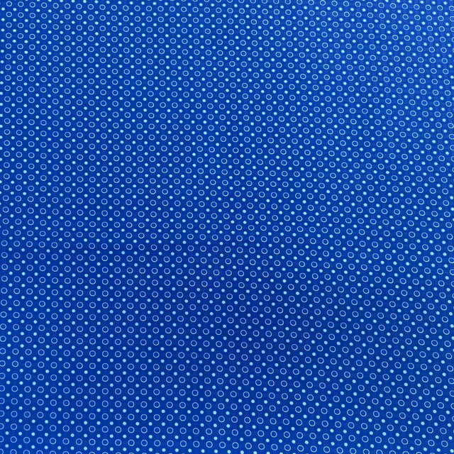 Pound A Metre Per Metres Per Metre 100% Digital Cotton Print - (Blues Spots)