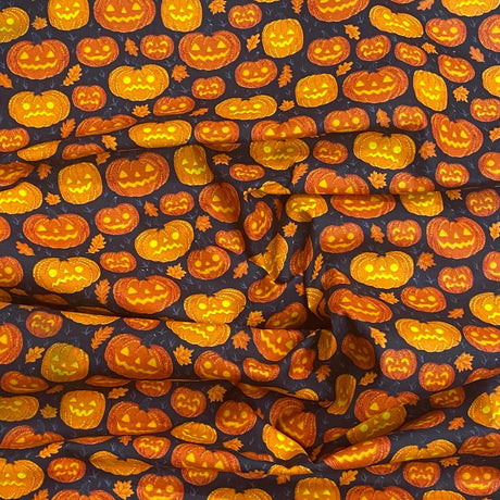 Pound A Metre Per Metres Per Metre 100% Digital Cotton Print - (Halloween)