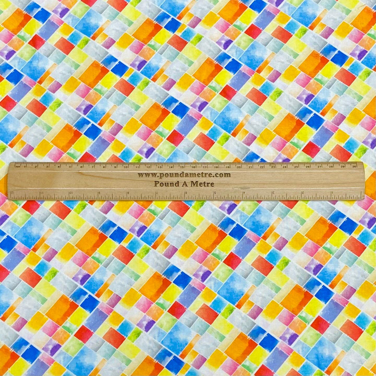 Pound A Metre Per Metre 100% Digital Cotton Print - (New 10)