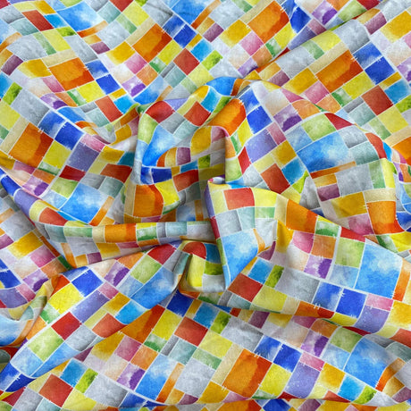 Pound A Metre Per Metre 100% Digital Cotton Print - (New 10)