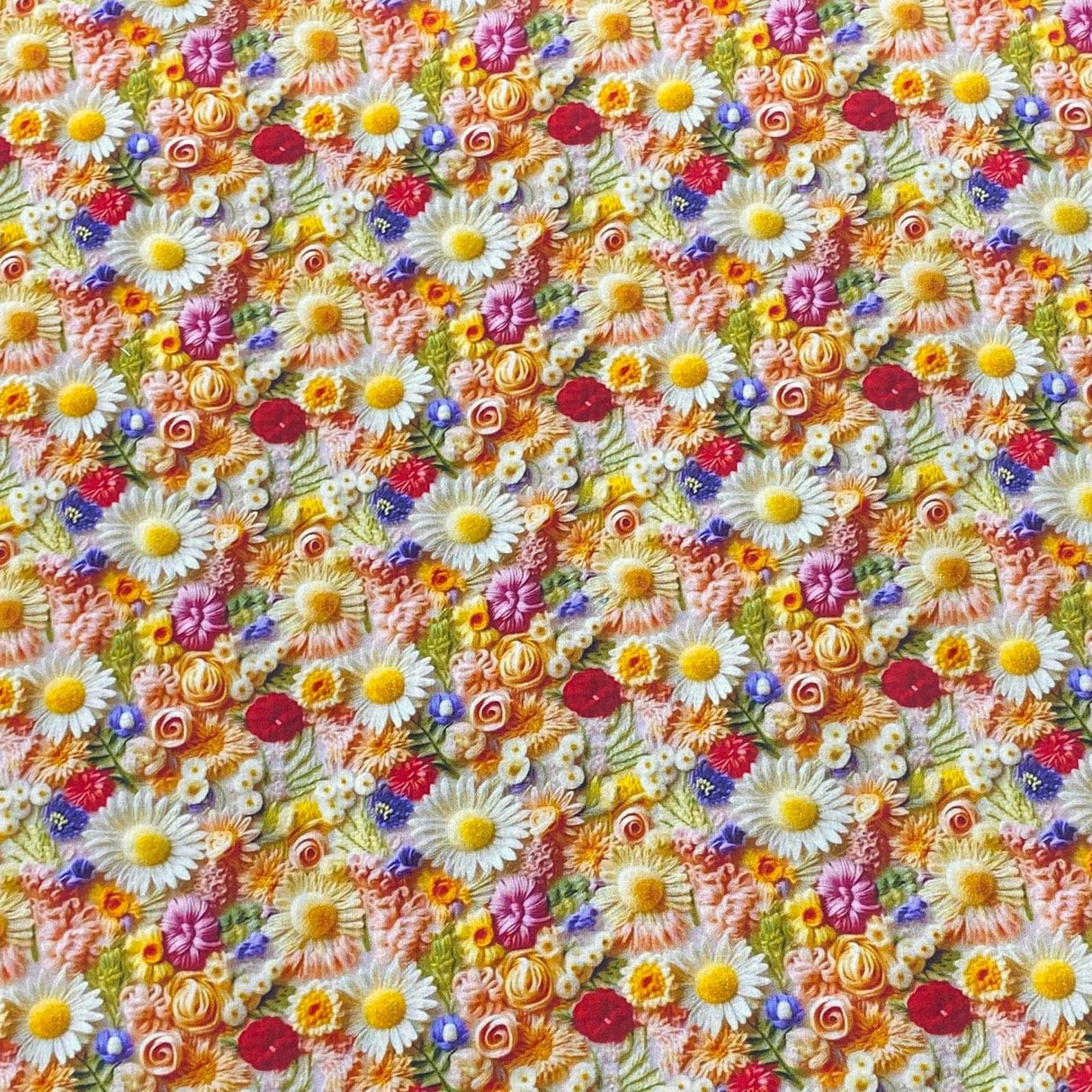 Pound A Metre Per Metre 100% Digital Cotton Print - (New 22)