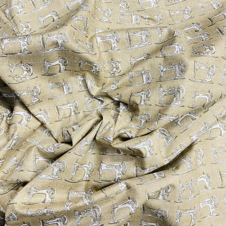 Pound A Metre Per Metres Per Metre 100% Digital Cotton Print - (Print 129)