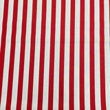 Pound A Metre Per Metres Per Metre 100% Digital Cotton  Print - (Red & White)