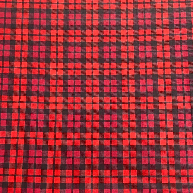 Pound A Metre Per Metres Per Metre 100% Digital Cotton Print - (Tartan)