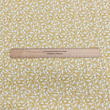 Pound A Metre Per Metres Per Metre 100% Digital Cotton Print - (Yellow & White)