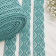 Pound A Metre Per Metre 3-Inch Rachelle Lace Trim – (Turqouise)