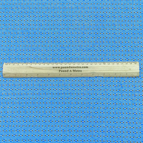 Pound A Metre Per Metre Beautiful Designer Printed Cotton- 45" Wide (Blue)