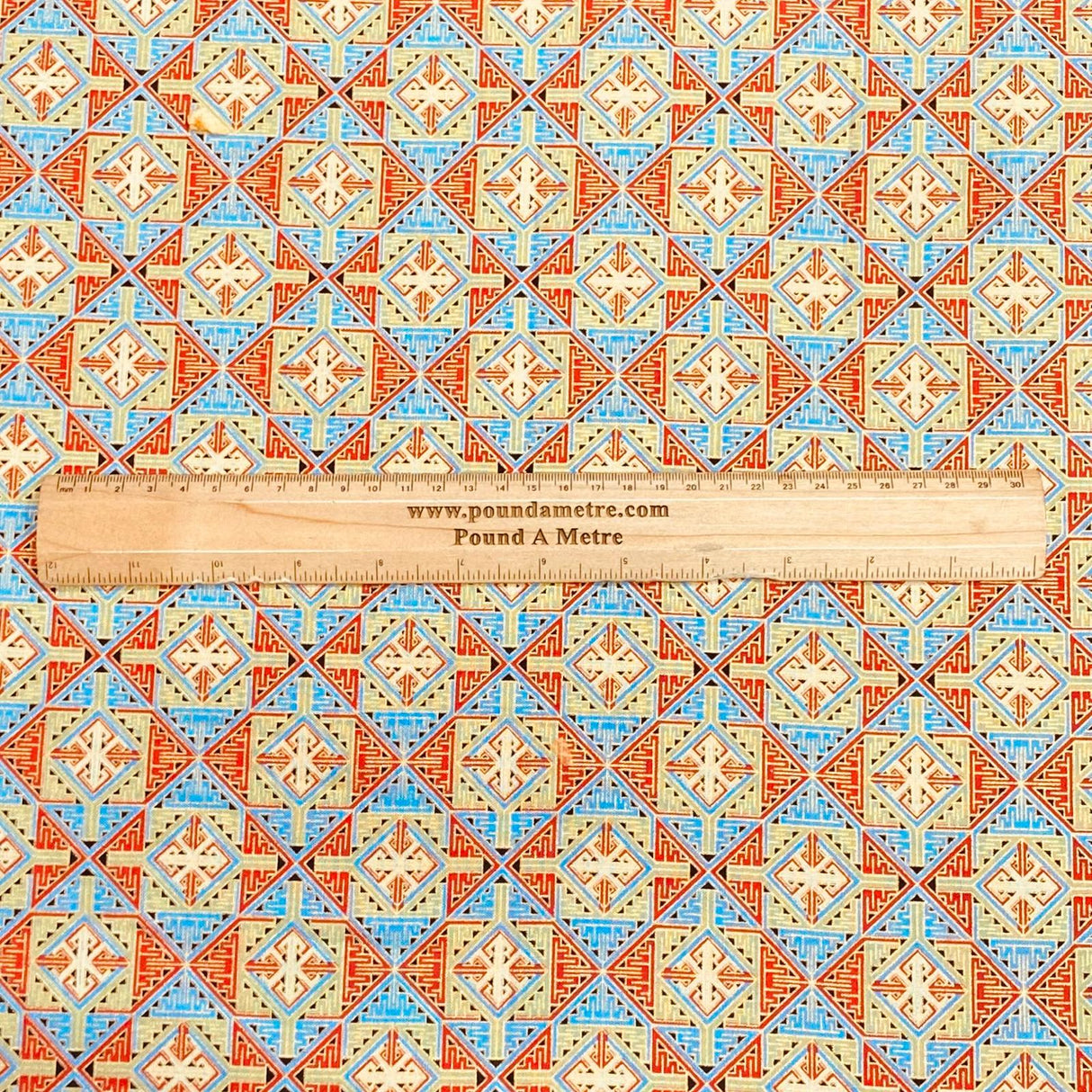 Pound A Metre Per Metre Beautiful Designer Printed Cotton- 45" Wide (Foil)