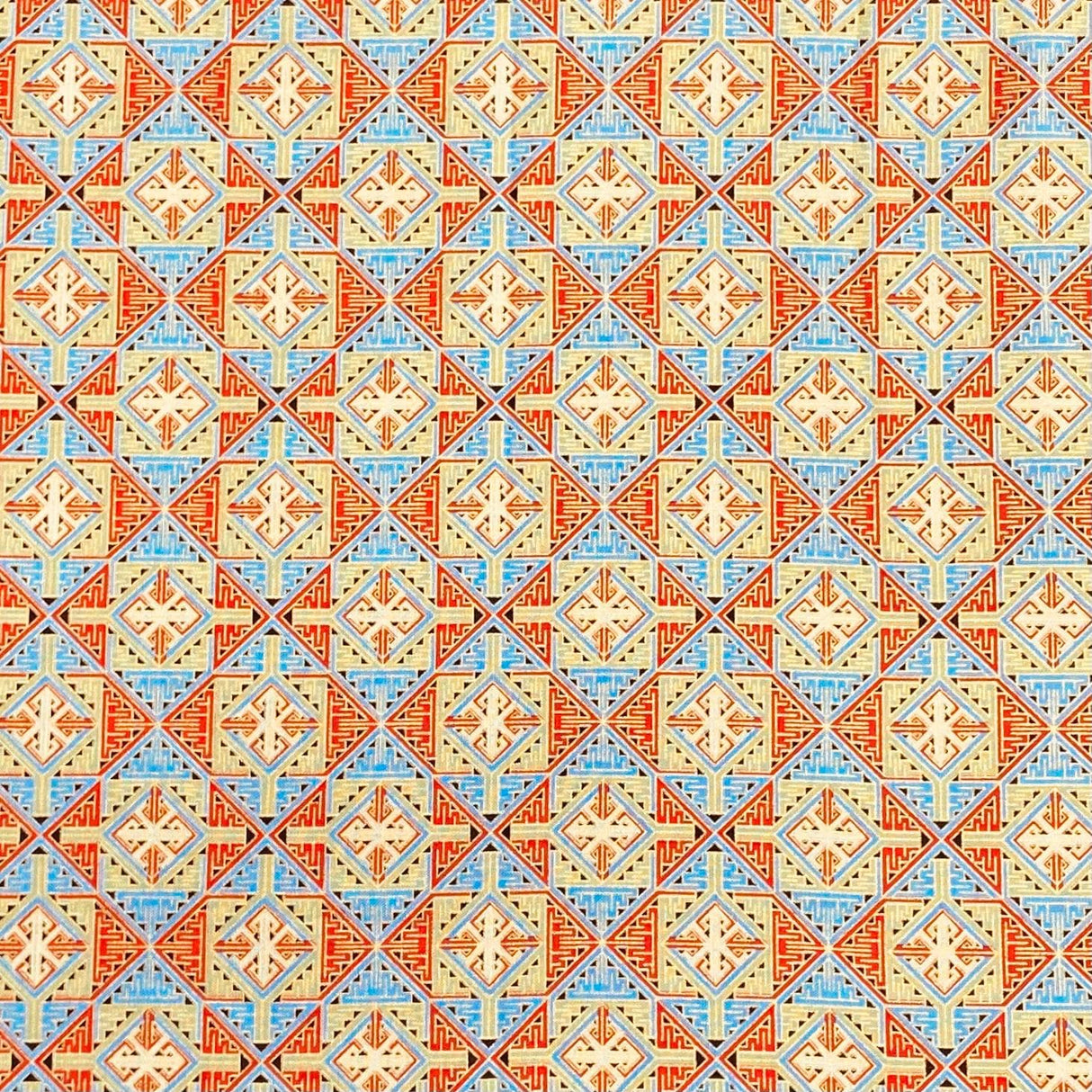 Pound A Metre Per Metre Beautiful Designer Printed Cotton- 45" Wide (Foil)