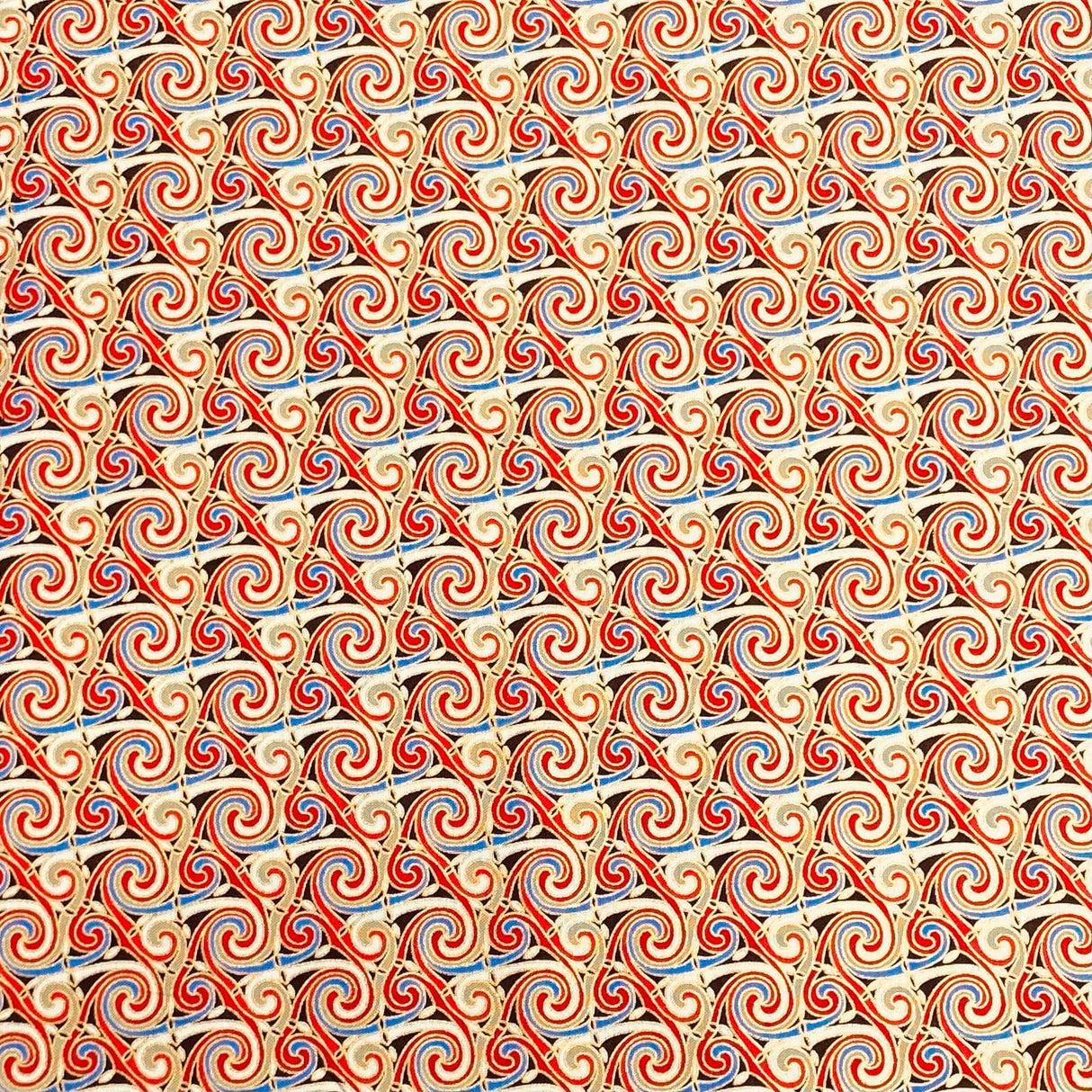 Pound A Metre Per Metre Beautiful Designer Printed Cotton- 45" Wide (Red)