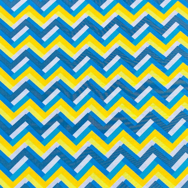 Pound A Metre Per Metre Beautiful Designer Printed Cotton- 45" Wide (Zag)